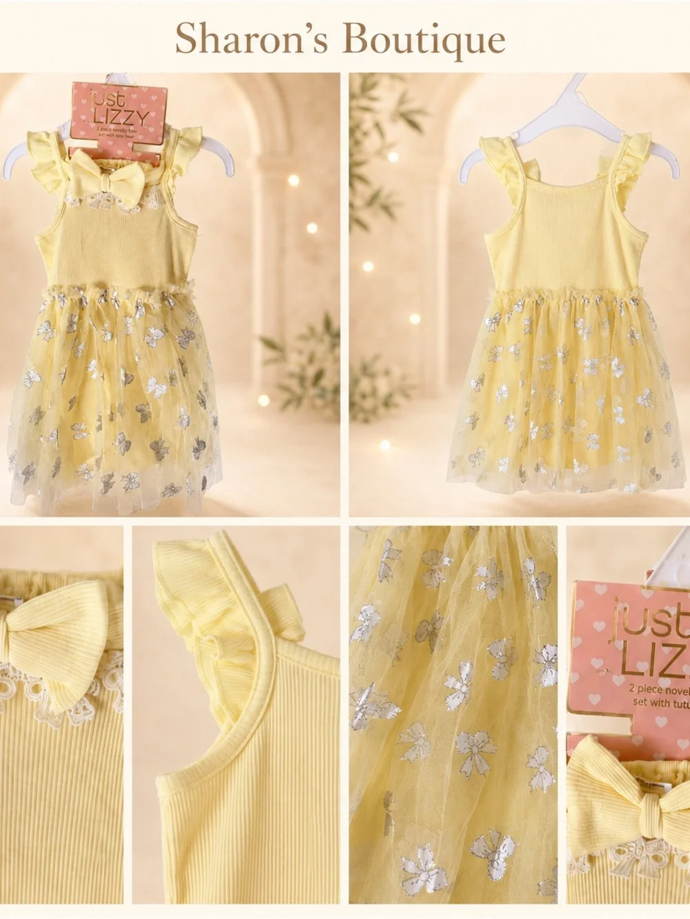Adorable Just Lizzy two-piece novelty tutu set in Girls Size 24 M brand new